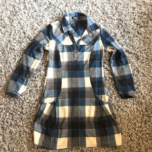 Flannel pattern dress